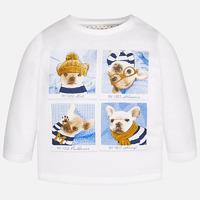 baby brushed jersey long sleeve t shirt mayoral