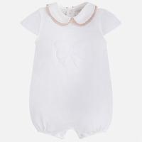 baby girl short sleeve pyjamas with bow mayoral