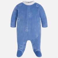 Baby boy velour pyjamas with embroideries Mayoral