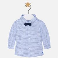 baby boy long sleeve shirt with bowtie mayoral