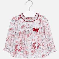 Baby girl viyella print blouse Mayoral