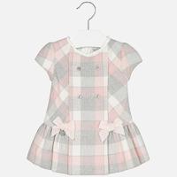 Baby girl flannel short sleeve dress Mayoral