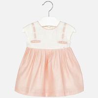 baby girl dress with bow and invisble zipper mayoral