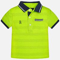 baby boy short sleeve print polo mayoral