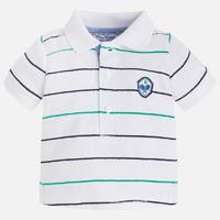 Baby boy striped short sleeve polo Mayoral