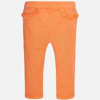 Baby girl long trousers with pockets and ruffles Mayoral