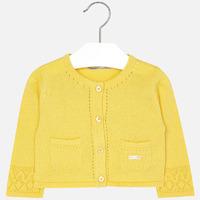 Baby girl knit cardigan with pockets Mayoral