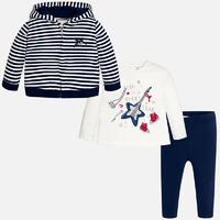 Baby girl set of leggings, t-shirt and jacket Mayoral