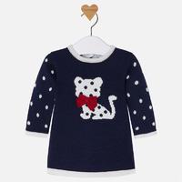 Baby girl long sleeve knit dress Mayoral
