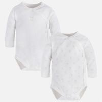 Baby boy set of two interlock onesies Mayoral