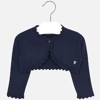 baby girl cardigan with embroidered openwork mayoral