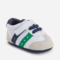 baby boy sport shoes with riptape and elastic laces mayoral