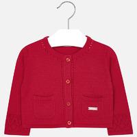 Baby girl knit cardigan with pockets Mayoral