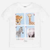 baby boy short sleeve t shirt animals mayoral