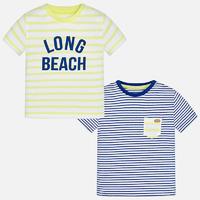 Baby boy short sleeve striped t-shirts Mayoral