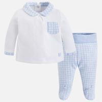 baby boy set of jumper and footed trousers mayoral