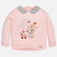 Baby girl fleece sweatshirt Mayoral