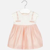 Baby girl dress with bow and invisble zipper Mayoral