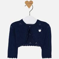 Baby girl openwork knit cardigan Mayoral