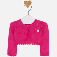 Baby girl openwork knit cardigan Mayoral