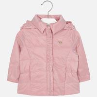 Baby girl windbreaker jacket with hood Mayoral