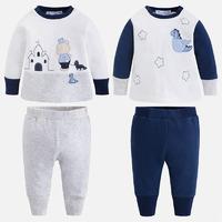 baby boy fleece four piece set mayoral