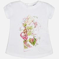 Baby girl short sleeve t-shirt photographs Mayoral