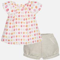 Baby gir shorts and short sleeve blouse Mayoral