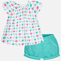 Baby gir shorts and short sleeve blouse Mayoral