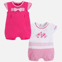 Baby girl first wardrobe 2 short pyjamas Mayoral