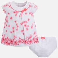 Baby girl scoop neckline dress with knickers Mayoral