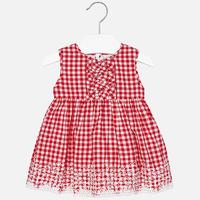 baby girl guingham dress with ruffles mayoral