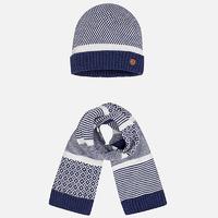 Baby boy set of beanie and scarf Mayoral