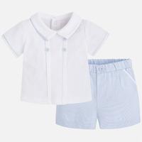 baby boy short sleeve shirt and shorts mayoral