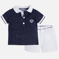 Baby boy shorts and short sleeve polo Mayoral