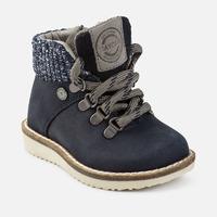 Baby boy leather mountain ankle boots Mayoral