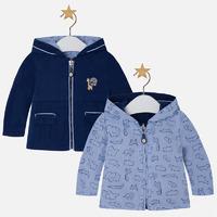 Baby boy reversible windbreaker with hood Mayoral