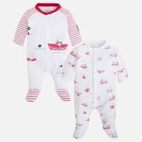 Baby boy first wardrobe 2 long pyjamas Mayoral