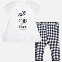 Baby girl cropped trousers and t-shirt Mayoral