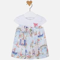 Baby girl landscape print dress Mayoral