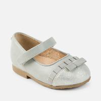 Baby girl leather nappa mary jane shoes with bow Mayoral