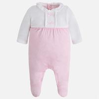 Baby girl long pyjamas with bows and ruffles Mayoral