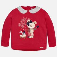 Baby girl fleece sweatshirt Mayoral