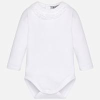 Baby girl exterior onesie with ruffled collar Mayoral