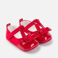 Baby girl leatherette pram shoes Mayoral