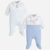 Baby boy long pyjamas with embroidered details Mayoral