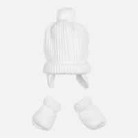 Baby boy set of beanie and mittens Mayoral