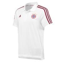 Bayern Munich 3 Stripe Polo White