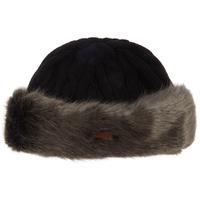 barts womens fur band beanie grey