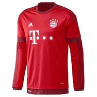 Bayern Munich Home Shirt 2015/16 - Long Sleeve Red